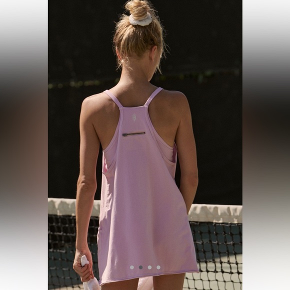 Free People NWT💥LAST ONE💥Hot Shot Mini Dress Size Small and M in Bright Orchid - Picture 2 of 10